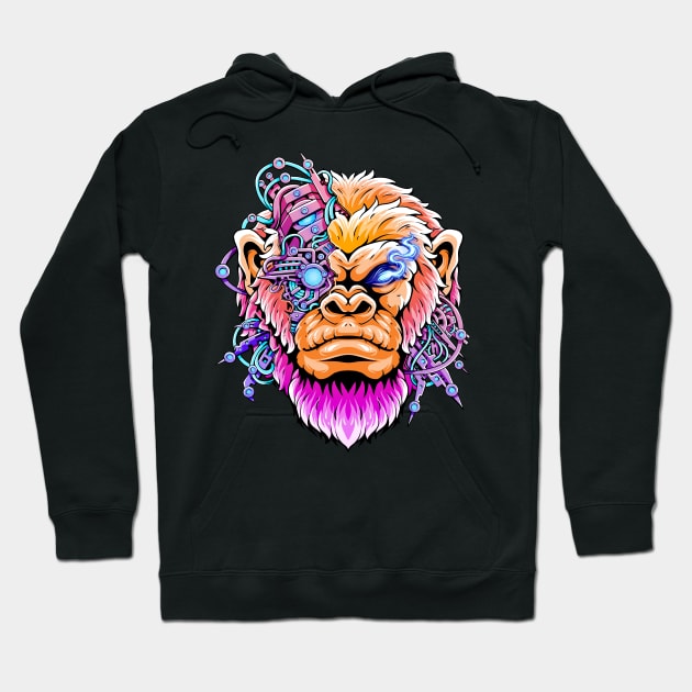 Cyberkong Hoodie by Efexampink